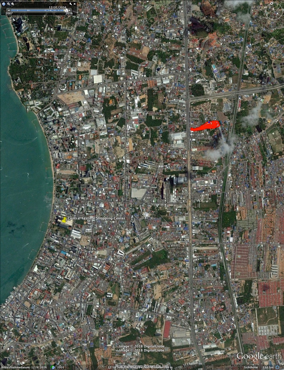 Land with access to Sukhumvit Road Land  For sale in Central Pattaya